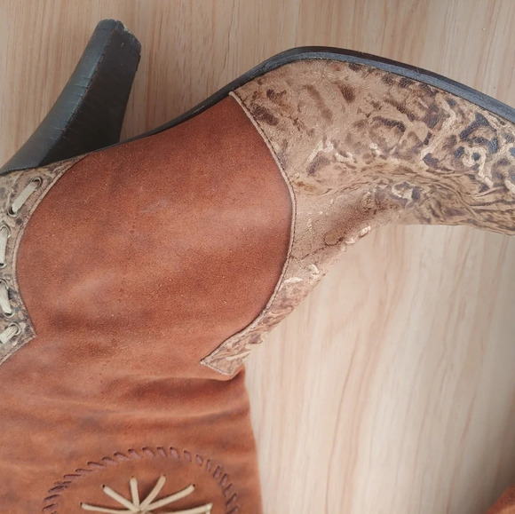 Pelle Moda Womens Heeled Boots Size 8.5 - Picture 3 of 14